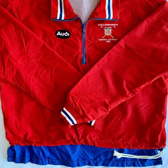 Boathouse Row Jackets \u0026 Coats | Vintage 90's USA Rowing Team World Championships Official Team Issued Jacket | Color: Red | Size: XL | Krvcloset's